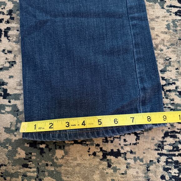 Riders by Lee Jeans Indigo Womens 12 Bootcut Mid Rise 90s Retro Grunge Western - Picture 10 of 10